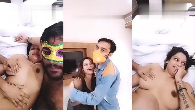 Desi Lovers Threesome – Hotel Room Pound Exposed