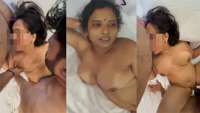 Bangalore Aunty Threesome Painful Fucking