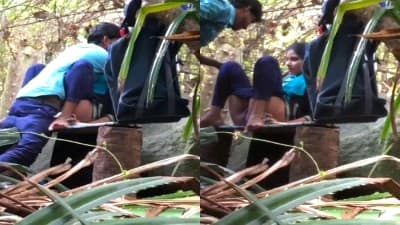 College Couple Quick – Outdoor Fucking Video