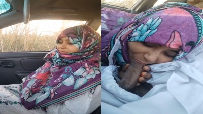 Muslim Girl – Lovely Blowjob On The Car HD
