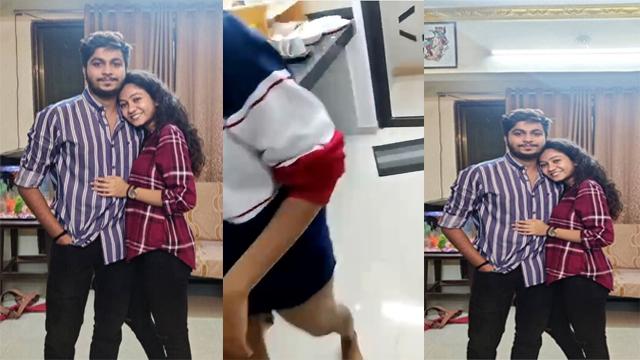 Horny Slim Indian Gf Blowjob Showing Ass